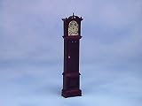 Dollhouse Miniature Mahogany Grandfather Clock