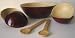 Kitchen & Housewares : Simply Bamboo 7 Piece Bamboo Salad Set Mahogany