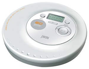 Jwin Jxcd566Wht Portable Audio Cd Player With Anti-Skip Protection (White)
