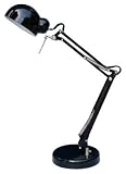 Grandrich ES-244 13-Watt Energy Saving Compact Fluorescent Adjusted Table Lamp, Black