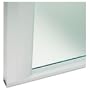 Alera Glass Door Set With Silver Frame For 72" Wide Hutch, 4 Doors/Set