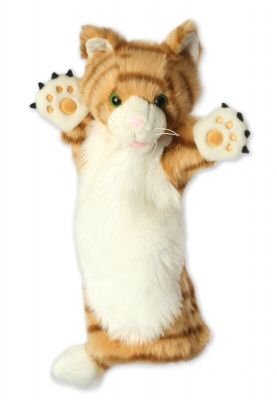 Childrens Toyshop   : Pets Hand Puppet - Ginger Cat
