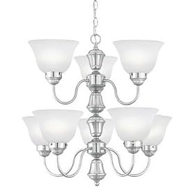 Thomas Lighting SL801378 8 Light Whitmore Chandelier, Brushed