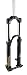 RockShox Domain 115-160mm Coil 318 U-Turn Fork (Black Mocois Maxle Disc '10)