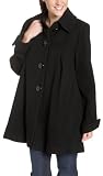 AK Anne Klein Women's Single Breasted Swing Coat
