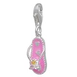 MELINA Charm Anhänger Flip Flop Silber 925
