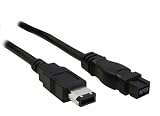 Intos Firewire 800 Kabel Kabel IEEE1394b 9 pin - 6 pin 1.0 m