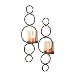 Danya B Qba567 Circles Sconce Set