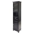 Winsome Alps Tall Cabinet with Glass Door and Drawer