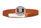 Rubber Slider Bracelet Miami Hurricanes