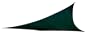 Coolaroo Square Shade Sail 11 Feet 10 Inches with Hardware Kit, Brunswick Green