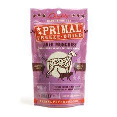 Primal Freeze Dried Turkey Liver Munchies Cat/Dog Treat