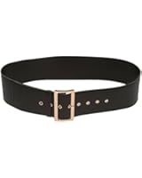 Jacobson Hat Company Men's Santa Belt with Gold Buckle