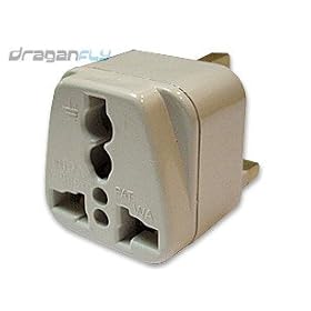 Adapter for Connecting 230V Electrical Device with North American Plug to UK ...