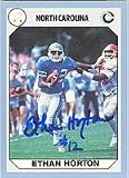 Ethan Horton, North Carolina Tarheels Autographed Card