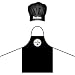 Pittsburgh Steelers NFL Barbeque Apron and Chef's Hat
