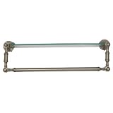 Allied Brass Antique Brass Waverly Place 18 Inch Shelf with Towel Bar