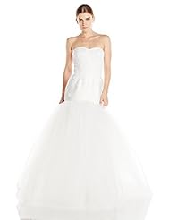 Strapless Silk/Tulle/Wool Lace Sweetheart Wedding Dress 