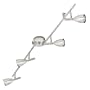 Eglo 88365A Halva-1, Chrome, 4-Light Track Light Fixture
