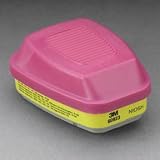 3M 6000 Series Cartridge/P100 Particulate Filter Combinations, Organic vapor/acid gas/P100 cartridge