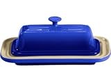 Le Creuset 7 3/4 inch Butter Dish, Cobalt 31jefaPBemL. SL160 Le Creuset 7 3/4 inch Butter Dish, Cobalt