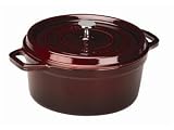 Staub 2.5 Quart Round Cocotte, Red