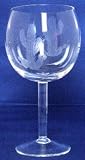 Individually Hand Etched Cactus Red Wine Glass 7 1/4"H Set / 4