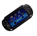 Bluecell Black color Aluminum metallic protection hard case cover + 1SET Front & back Crystal Clear Screen Protector LCD for Playstation PS VITA + Free Cleaning Cloth
