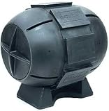 Achla CMP03 Spinning Compost Mixer Black Plastic