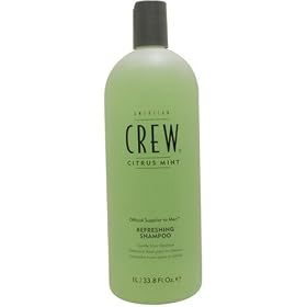 American Crew Refreshing Shampoo, Citrus Mint, 33.8-Ounce Bottles (Pack of 2) Package may vary
