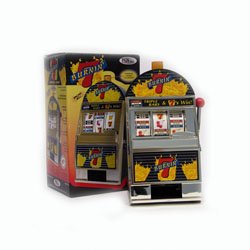 Burning 7's Slot Machine Bank W/ Spinning Reels - Toys & Games > Slot & Poker