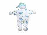 Under The Nile Organic Baby Buddy, Seahorse Print