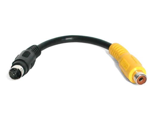 StarTech.com 6 inch S-Video to Composite Video Adapter