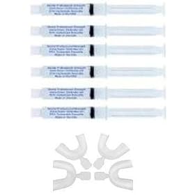 INSTANT WHITE SMILE'S optimzed 60ml 36% Carbamide Peroxide Teeth Whitening Gel KIT-Professional Dentist Strength Gel KIT with 2 SETS OF TRAYS