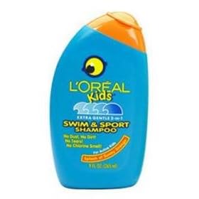 L'Oreal Paris Kids 2-in-1 Extra Gentle Swim & Sport Shampoo, Splash of Sunny Orange, 9-Fluid Ounce