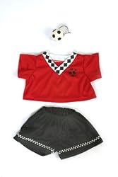 20098-Red Soccer Uniform Clothes for 14" - 18" Stuffed Animals and Dolls