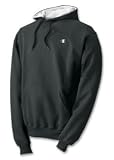 Champion Men's Double Dry Classic Fleece Pullover Hood, Black, X-Large