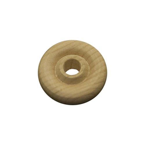 1" inch Wooden Toy Wheel at 5/16” inch Thick with a 1/4” inch Hole - Bag of 200