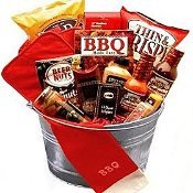 Budweiser Barbecue Sauce and Food Basket - Great Gift Idea for Men!