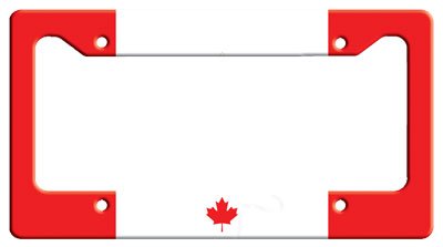 Canada Flag License Plate Frame
