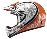 KBC DRT-X YOUTH FOCUS ORANGE LG MOTORCYCLE Off-Road-Helmet