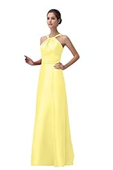 Taffeta Halter  Sheath Bridesmaid Dress  With Ruffles