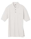 Anvil 50/50 Jersey Polo w/Pocket - WHITE - S