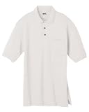 Anvil 50/50 Jersey Polo w/Pocket - WHITE - S
