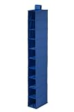 Honey-Can-Do SFT-01276 10-Pocket Hanging Shoe Organizer, Navy