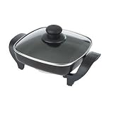 DeniNon-Stick8x8ElectricSkilletw/GlassLid