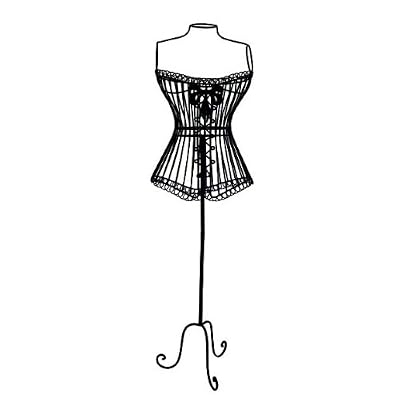 Decorative Black Corset Mannequin / Dummy