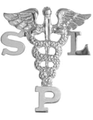 NursingPin - Speech Language Pathologist SLP Graduation Pin in Sterling Silver
