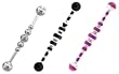 ASCENDING BALLS INDUSTRIAL BARBELL BRIND37- 1 1/4" STEEL