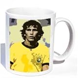Zico Brazil 1982 world cup Pop Art Coffee Mug